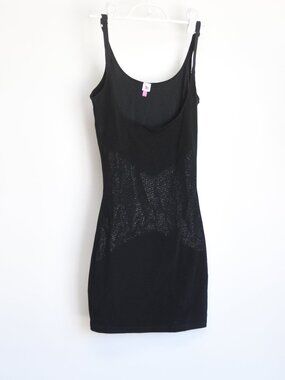 Spanx Star Power Lady Luxe Open Bust Full Slip Shaper Dress Small Black